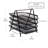 Mind Reader 4-Tier Paper Tray, Desktop Organizer, File Storage, Workspace, Office, Metal Mesh, 12"L x 13.75"W x 12.5"H-1534243235