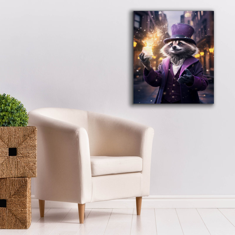 "Epic Graffiti" Mystic Paw In The City "par r3darch0n, art mural sur toile, 20 po x 24 po, H 30 po x l 26 po x P 1,5 po