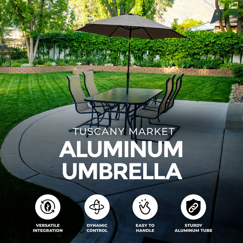 Ozgur 88.19'' Market Umbrella