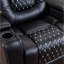Fauteuil inclinable de 35,25 po en similicuir de luxe avec porte-gobelet-1633005109