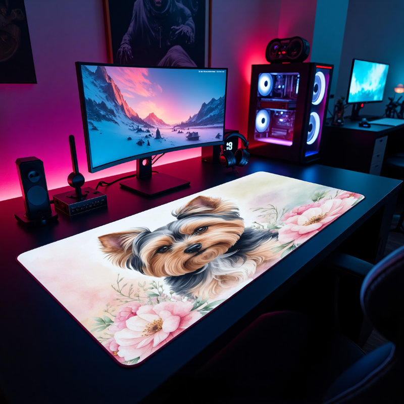 Polyester Desk Pad, 23.6x13.8