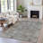 Machine Washable Indoor/Outdoor Xhevrie Pewter Rug-111940041