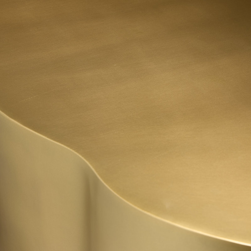 Meadow Coffee Table, Antique Brass