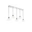 Luminaire suspendu conique à 5 lumières Harlingen-1993080962
