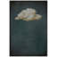 Œuvre de décoration murale minimaliste de tons bicolores bleu marine foncé 2-98126491-98126490