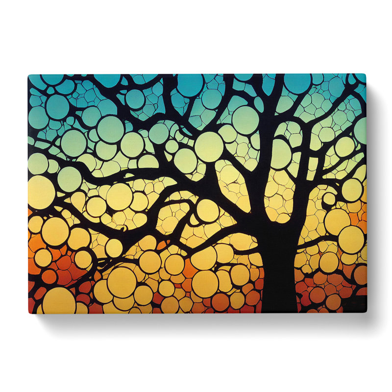 King Tree Abstract - Wrapped Canvas Print, 35cm H x 50cm W x 3cm D