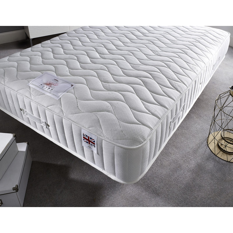 29cm Washington 3000 Pocket Sprung Medium Firm Mattress with 5 Layer Fillings for Luxurious Comfort, Single (3')