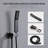 Shower System Shower Faucet Combo Set Wall Mounted With 10" Rainfall Shower Head And Handheld Shower Faucet