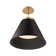 Bentley 1 - Light Black/Aged Brass LED Single Pendant