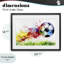 Aquarelle, ballon de soccer en mouvement, reproduction encadrée sous verre, design by Creative Studio-130820257-130820261