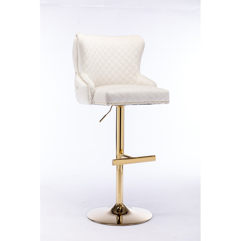 Ensemble de tabourets de bar Hengming, Beige