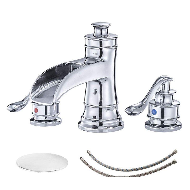 Robinet de terrasse avec drain, Chrome