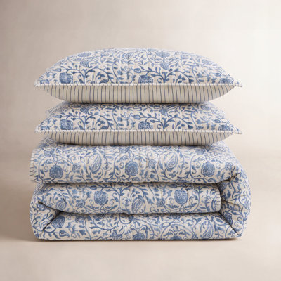 Eden Paisley 3-Piece Reversible Quilt Set