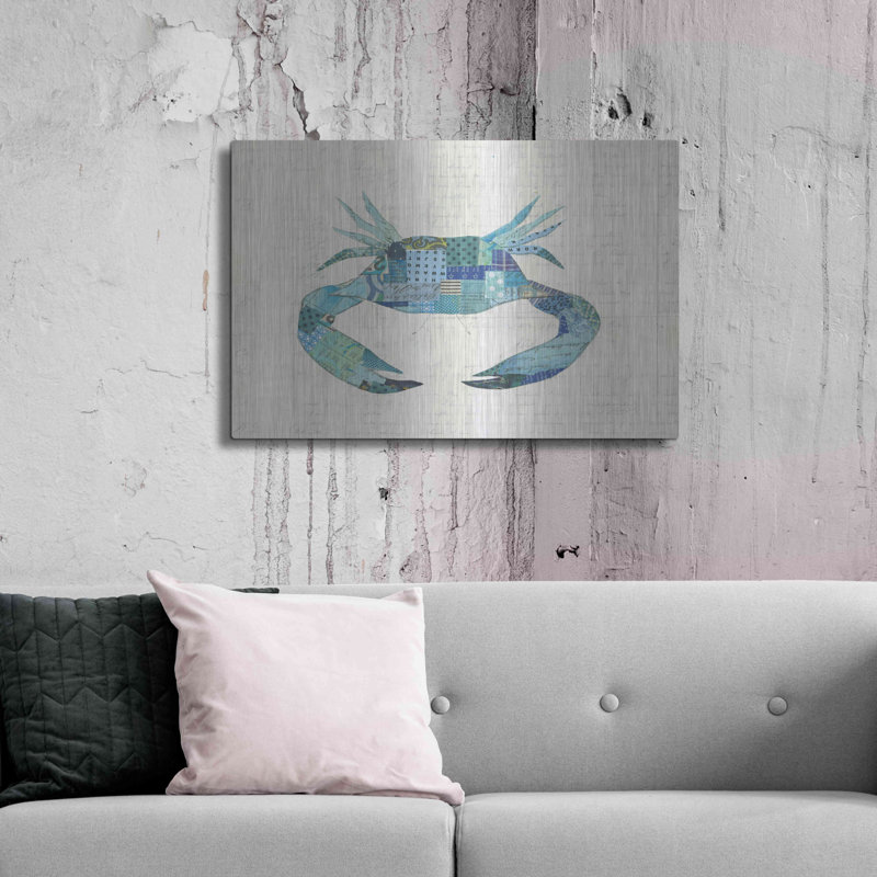 Art luxueux en métal «In The Ocean II» par Courtney Prahl «In The Ocean II» par Courtney Prahl, H 24 po x l 36 po
