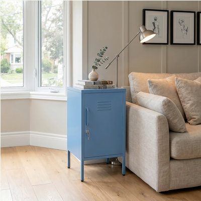 Multi-functional metal storage cabinet