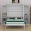Lit escamotable avec garde-robe et tablette de rangement