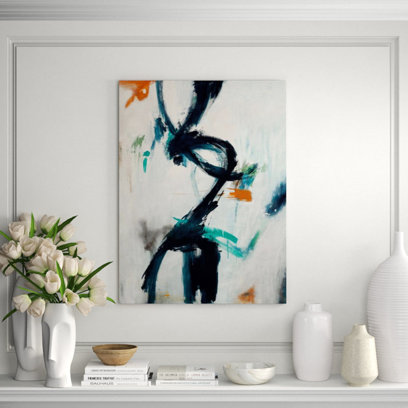Linear Edge Print by Sara Brown, 40" H x 30" W, Glass Coat