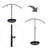 Tabletop Black Metal Jewelry Stand