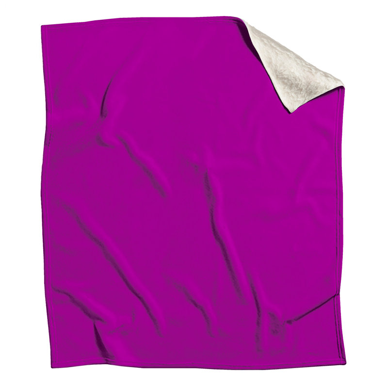 Solid Purple Background Blankets, 50in W x 60in H