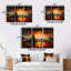 Reproduction d'art sur toile, "Native Orange Tent"-634927503-634927540