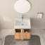 Meuble-lavabo mural couleur 24 po avec lavabo intégré Color-1444516024