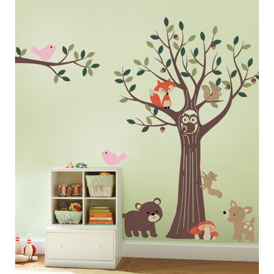 Décalcomanie murale arbre avec amis tree