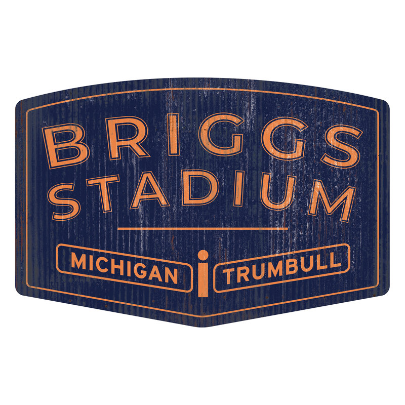 «Briggs Stadium», impression sur métal