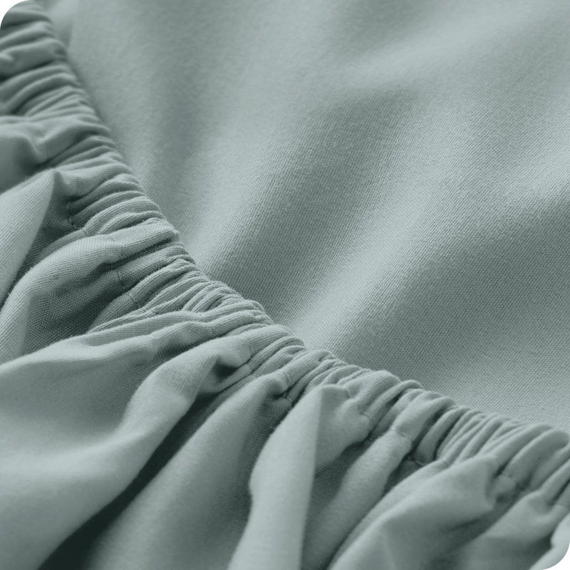 Microfiber Fitted Sheet, Sea Spray, Full Fitted Sheet