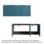 Meuble-lavabo mural 48 po avec double lavabo en résine-115974540