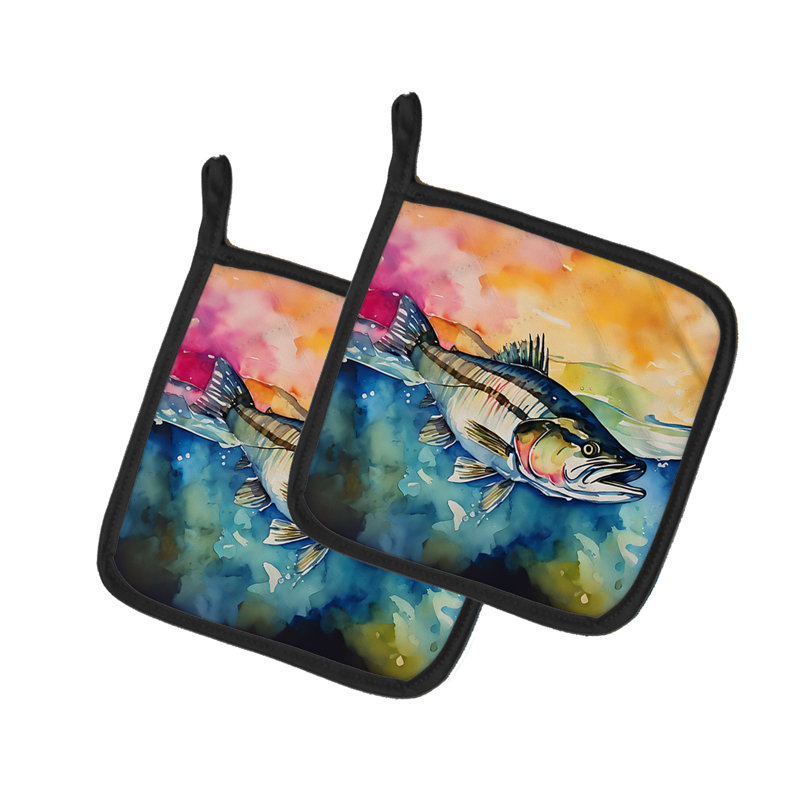 Caroline's Treasures Nautical Collection Polyester Potholder Set