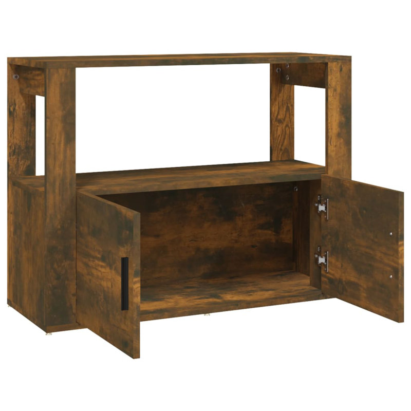 Kharley 80 Cm Wide Sideboard, Smoked Oak