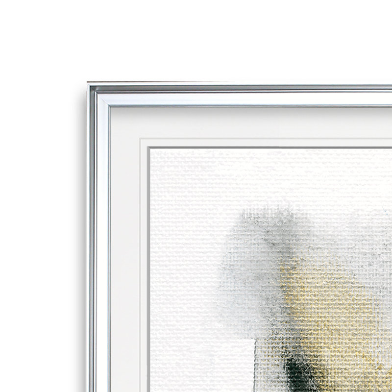 'Artesian Spring I' Print, 37" H x 37" W x 1.5" D, Silver Framed
