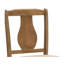 Ensemble de salle à manger en chêne naturel avec chaises rembourrées