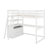 Twin Size Loft Bed With Desk And Shelves-1530140084