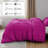3-Piece Plain Duvet Cover Set – Silky Soft 100% Microfiber Bedding With Pillowcases, Machine-Washable-116630568-116630579