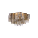 Helsinki Semi Flush in Vintage Gold Leaf