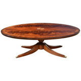 Hepplewhite Oval Cocktail Table