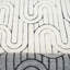 Reality Geometric Area Rug in Cream/Black-119036864