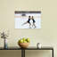 Dynamic Ice Skaters Elegant Contemporary Winter Wall Art Print 1 Piece Wrapped Canvas Wall Art-780753180