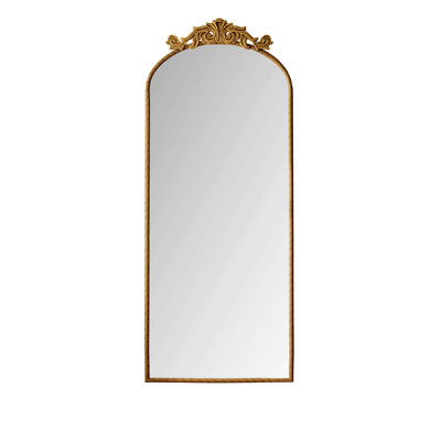 Arched Full Body Mirror, Hanging Wall Mounted Mirror For Living Room Bedroom