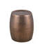 Table de bout et table d'appoint modernes en aluminium martelé à la main de 21 po de hauteur-1429052537