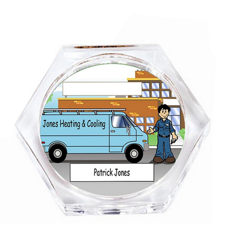 Ensemble de 4 sous-verres personnalisables Van, Oui