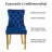 Velvet Upholstered Dining Chair with Wood Legs-683354871-683354867-683354876