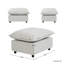 Repose-pieds Gracey Linen Upholstery-78129961
