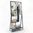 Coat Rack With Mirror, Multifunctional Hall Tree With Shoe Storage