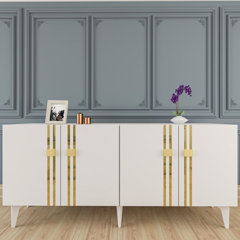 Olivia 150cm Console Table, White