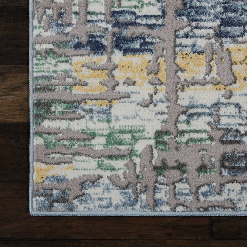 Burford Abstract Indoor Rug, Rectangle 9' x 12'