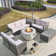 Fernando Wicker/Rattan 7 - Person Seating Group With Cushions