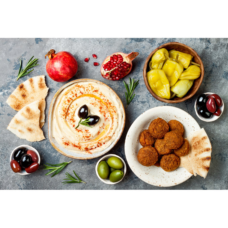 Middle Eastern Traditional Dinner by Sveta_zarzamora - Wrapped Canvas Print, 51cm H x 76cm W x 3.8 cm D