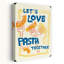 «Love Pasta Together», art mural rétro-2134119219